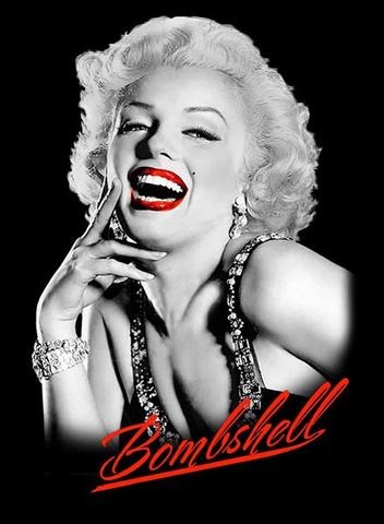 Marilyn Monroe Bombshell Red Lips Magnet | Marilyn Monroe at